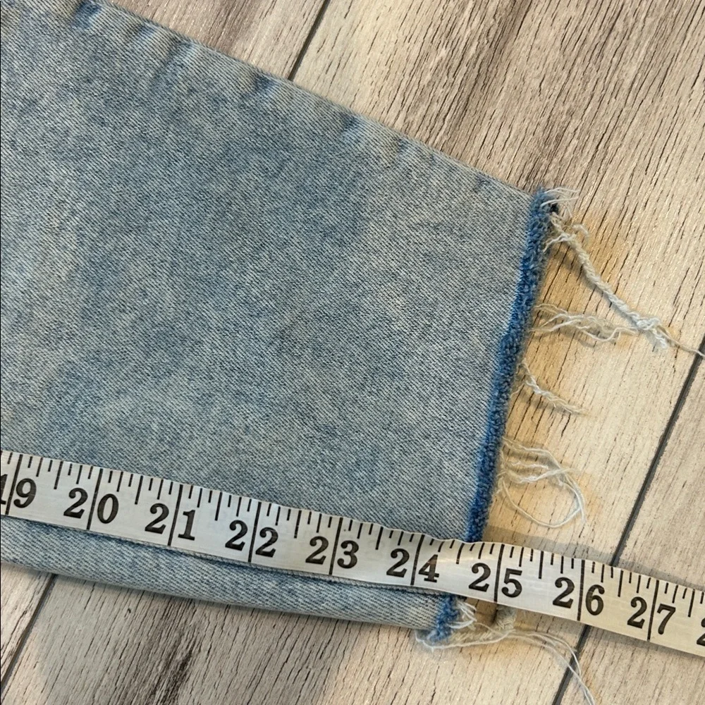 Good American acid wash skinny ankle jeans button fly size 16 plus